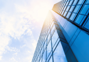 Image of a skyscraper from below