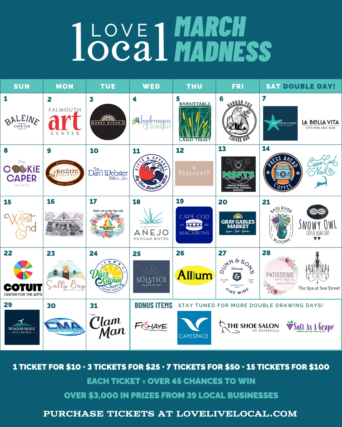 2026 Love Local March Madness Calendar