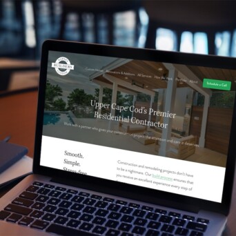 Barnes custom builders website design