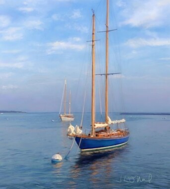 Hydrangea Boat