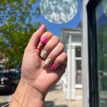 Cape Cod Nail Pink Leopard
