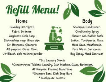 Green Road Menu