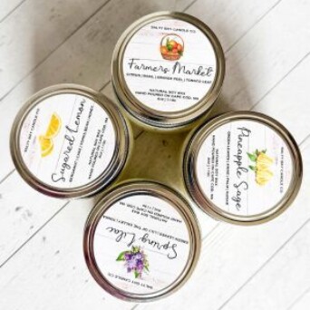 Salty Bay Candle Lids